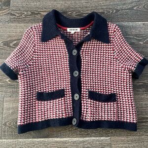 Boden knit crop cardigan